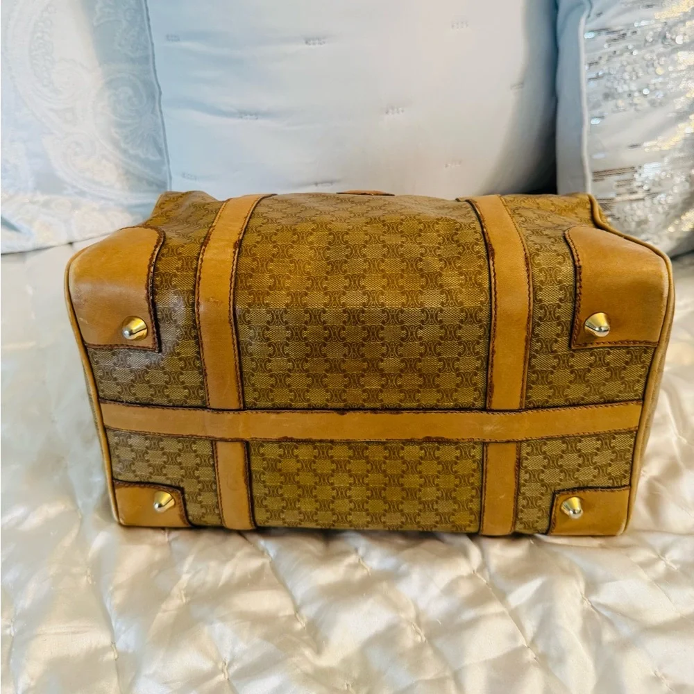 Celine Beige and Tan Satchel - Picture 13 of 16